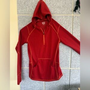 Eastern Mountain Sports Red Techwick Hoodie